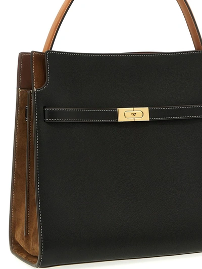 Shop Tory Burch 'lee Radziwill' Handbag In Black
