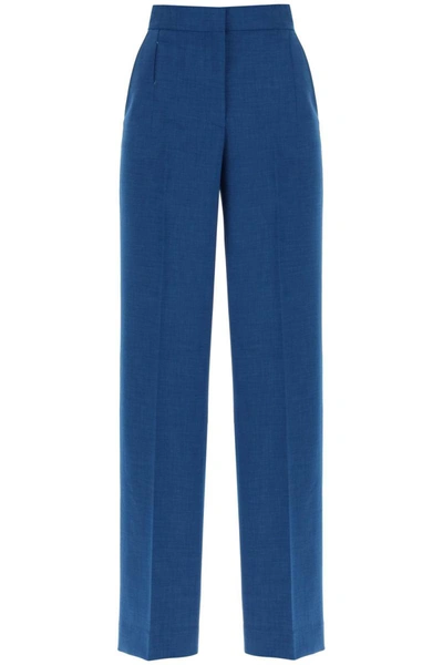 Shop Tory Burch Wide Leg Pants In Blue