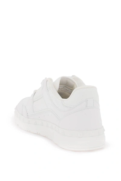 Shop Valentino Garavani Freedots Low-top Sneakers In White