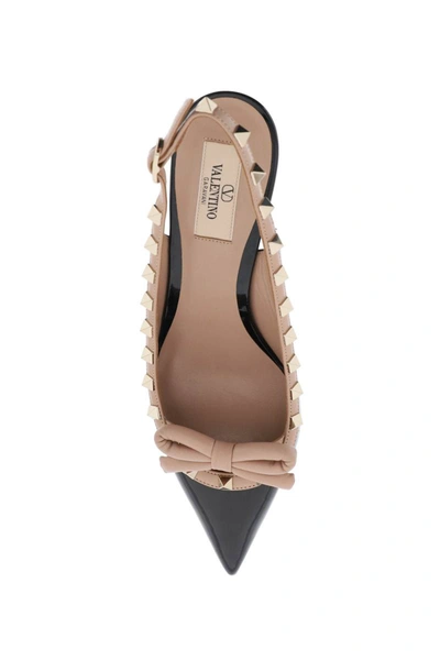 Shop Valentino Garavani Rockstud Slingback Pumps In Multicolor