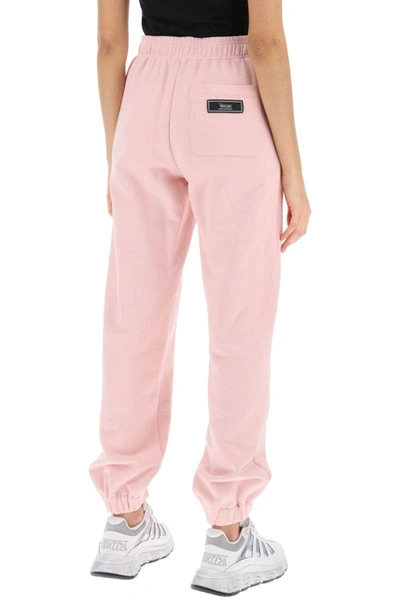Shop Versace 1978 Re-edition Joggers In Pink