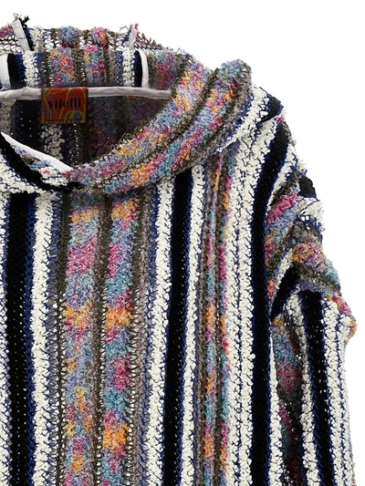 Shop Vitelli 'wrap Monster' Hooded Sweater In Multicolor