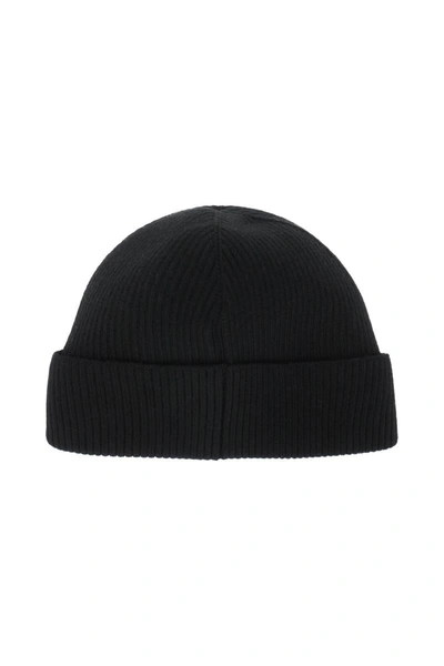 Shop Vtmnts Barcode Logo Beanie Hat In Black