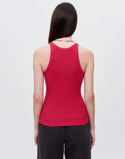 Shop Hanes Ribbed Tank In Xs