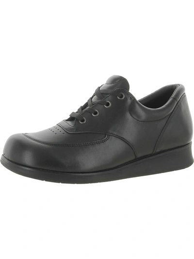 Shop Drew Fiesta Womens Leather Lace Up Oxfords In Black