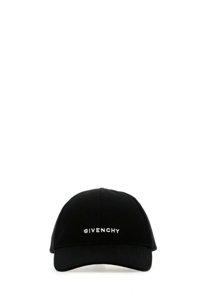 Shop Givenchy Man Black Cotton Baseball Cap