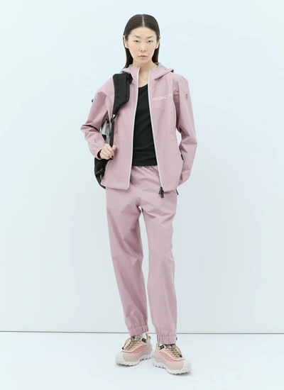 Shop Moncler Grenoble Women Valles Hooded Jacket In Pink