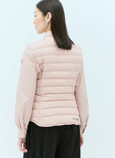 Shop Moncler Grenoble Women Averau Down Shacket In Pink