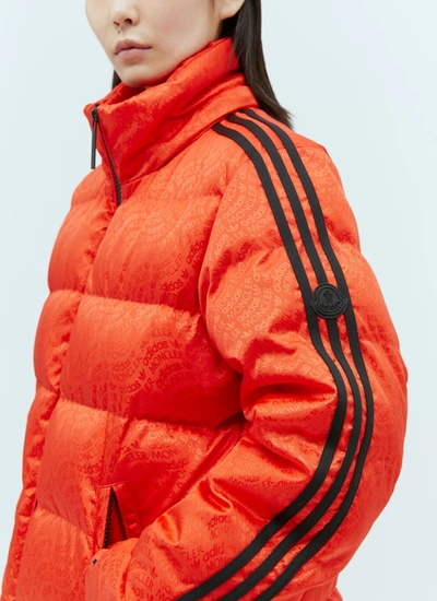 Shop Moncler Women Alpbach Down Jacket In Orange