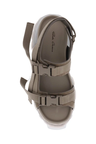 Shop Rick Owens Sandals With Tractor Sole Women In Gray
