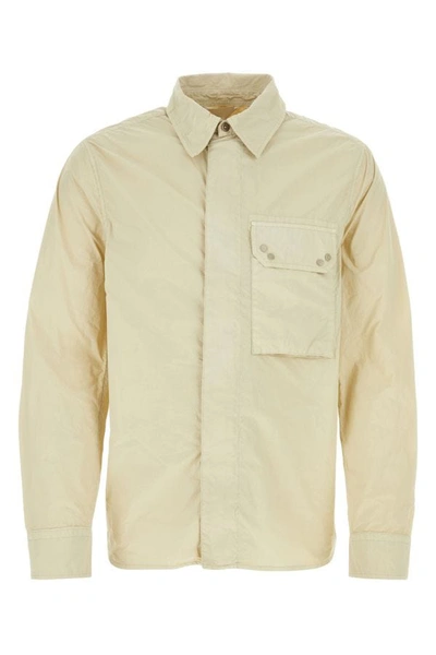 Shop Ten C Man Beige Nylon Shirt In Brown