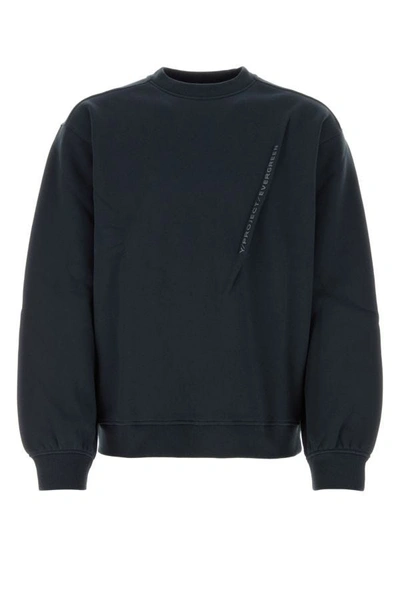 Shop Y/project Y Project Man Slate Cotton Sweatshirt In Black