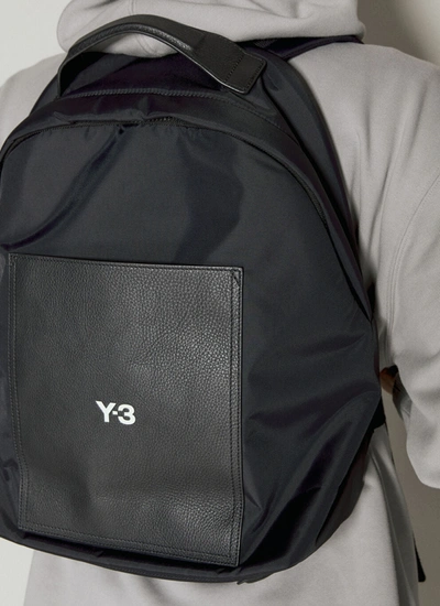 Shop Y-3 Men Lux Backpack In Black