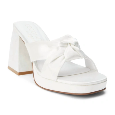 Matisse Esme Platform Heel In White In White