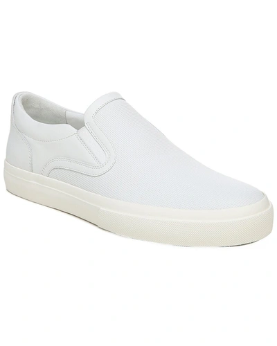Shop Vince Fairfax Leather Sneaker In White