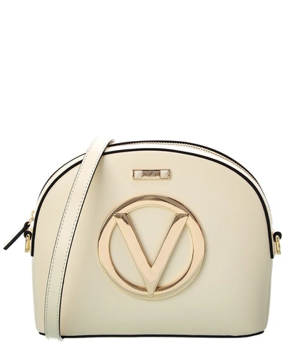 Shop Valentino By Mario Valentino Diana Forever Leather Crossbody In White