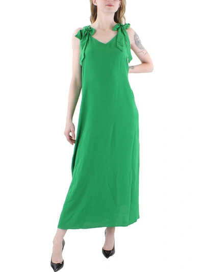 Shop Riley & Rae Womens V-neck Long Maxi Dress In Multi