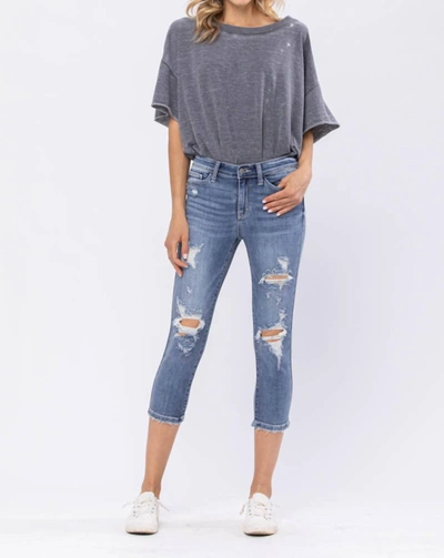 Shop Judy Blue You Belong Capri Jean In Blue