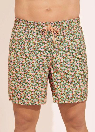 Maaji Cheery Blossom Sailor Men Trunks In Multi In Multi