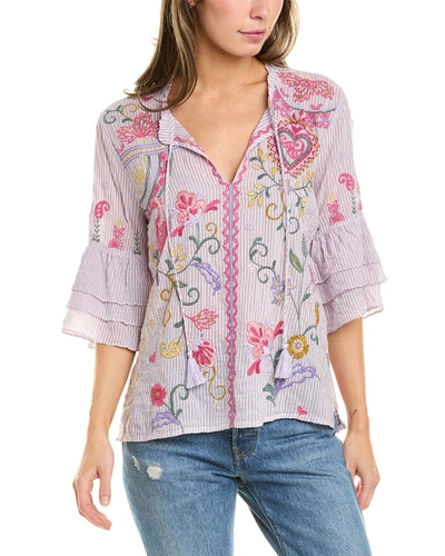 Shop Johnny Was Ashlee Blouse In Multi