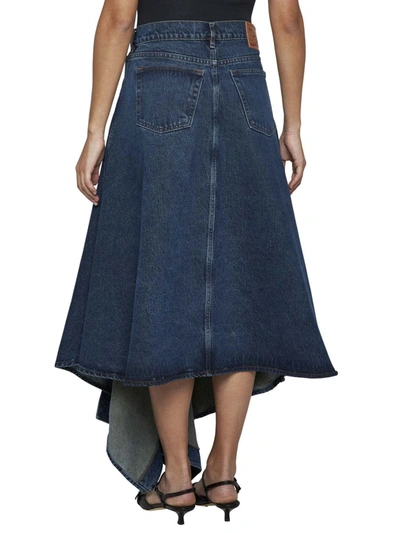 Shop Y/project Skirts In Evergreen Vintage Blue
