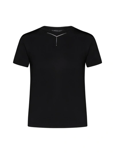 Shop Y/project T-shirts And Polos In Black