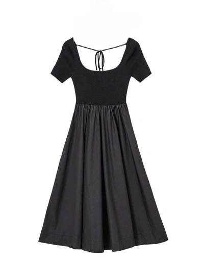 Shop Lucy Paris Reese Midi Dress In Black