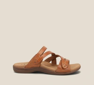 Shop Taos Women's Double U Sandal - Medium Width In Caramel In Brown