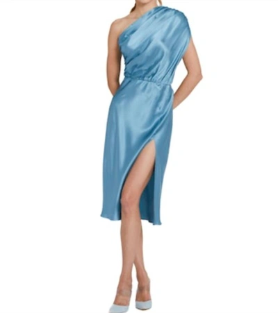 Shop Amanda Uprichard Dupree Silk Dress In Tangier In Multi