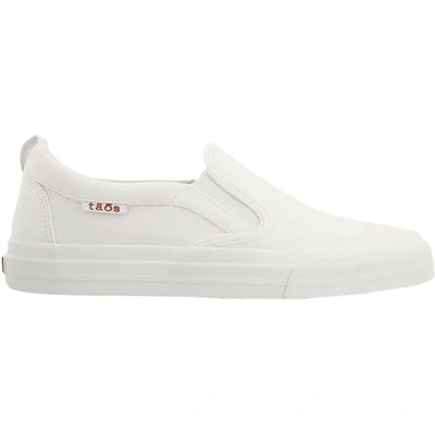 Shop Taos Women's Rubber Soul Slip-on Shoes - Medium Width In White
