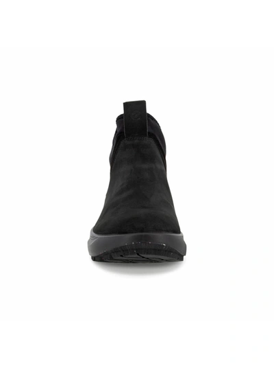 Shop Ecco Solice Womens Winter Round Toe Ankle Boots In Black