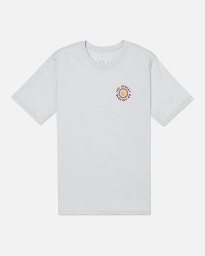 Shop United Legwear Men's Everyday H2o-dri Kelp Circle Slub Short Sleeve T-shirt In Platinum