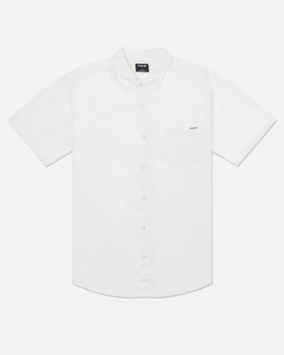 United Legwear Men's One And Only Stretch Short Sleeve Shirt In White Heather
