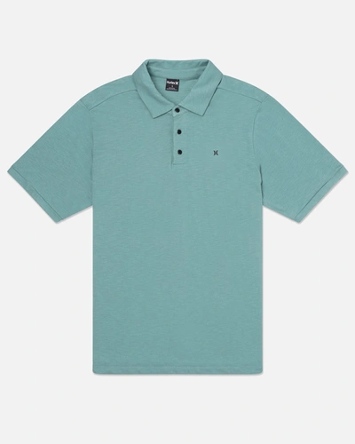 United Legwear Men's H2o-dri Ace Slub Short Sleeve Polo In Artillery