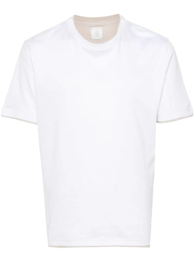 Shop Eleventy T-shirts And Polos White