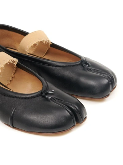 Shop Maison Margiela Flat Shoes Black