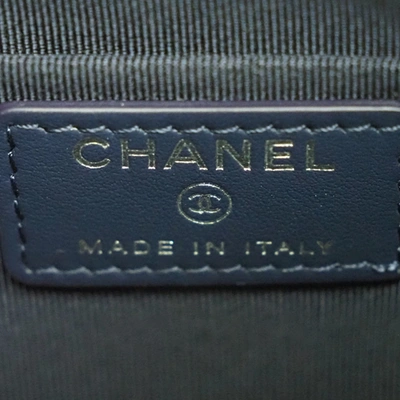 Pre-owned Chanel Black Canvas Clutch Bag ()