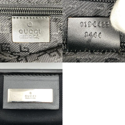 Shop Gucci Black Synthetic Shoulder Bag ()