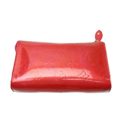 Pre-owned Louis Vuitton Cosmetic Pouch Pink Patent Leather Clutch Bag ()