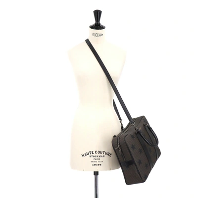 Shop Saint Laurent Brown Leather Briefcase Bag ()