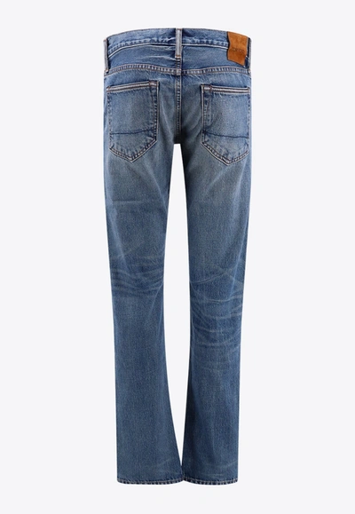 Shop Tom Ford Basic Straight-leg Jeans In Blue