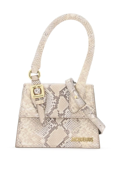 Shop Jacquemus Le Chiquito Moyen Boucle Bag Women In Cream