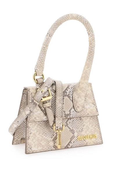 Shop Jacquemus Le Chiquito Moyen Boucle Bag Women In Cream