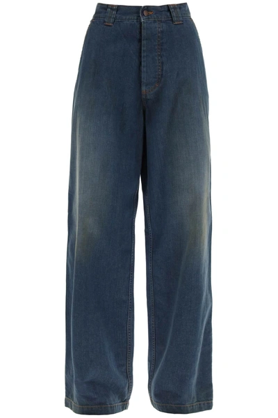 Shop Maison Margiela "american Wash Denim Jeans In Classic Women In Blue
