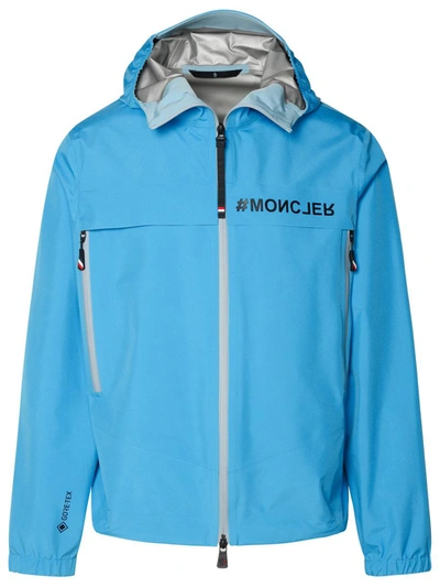 Shop Moncler Grenoble 'shipton' Blue Polyester Jacket