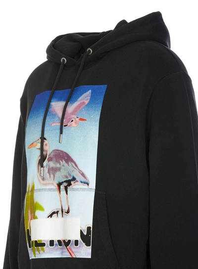 Shop Heron Preston 'censored Heron' Green Cotton Sweatshirt In Black