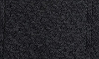Shop Nike Cable Stitch Turtleneck In Black
