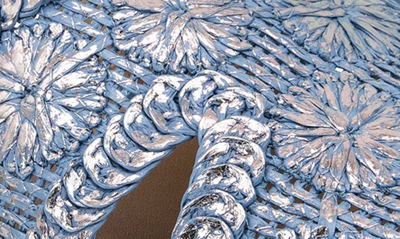 Shop Gentle Souls By Kenneth Cole Tristan Woven Raffia Sandal In Ice Woven