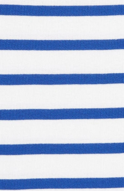 Nordstrom Kids' Stripe Baby Tee In White- Blue Resort Stripe