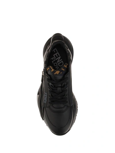 Shop Fendi Sneakers In Nero+grig.nero+nero
